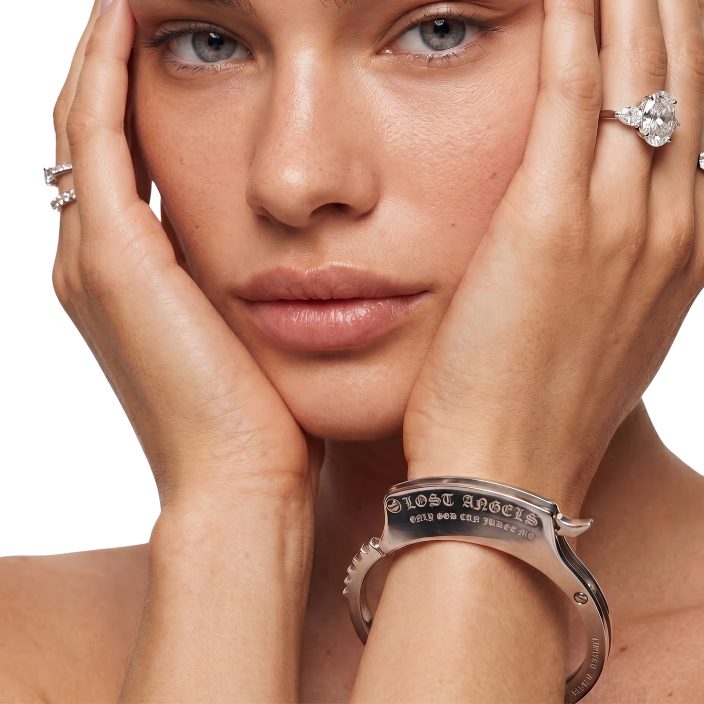 LOST ANGELS Handcuff Bracelet