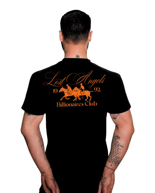 Lost Angels Billionaires Club Black Tee